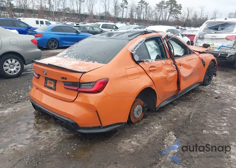 2024 BMW M3 Competition xDrive z USA, uszkodzony, nr VIN WBS43AY0XRFS04472